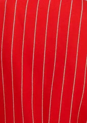 Women's Asymmetrical Shoulder Ruffle Blouse in Red | Femstylo - Femstylo