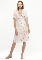 Button Front Midi Skirt in Fruit Punch - Femstylo