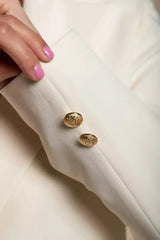 Beige Classic Blazer - Italian Made | Code 4704BLAZER - Femstylo