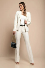 Beige Classic Blazer - Italian Made | Code 4704BLAZER - Femstylo