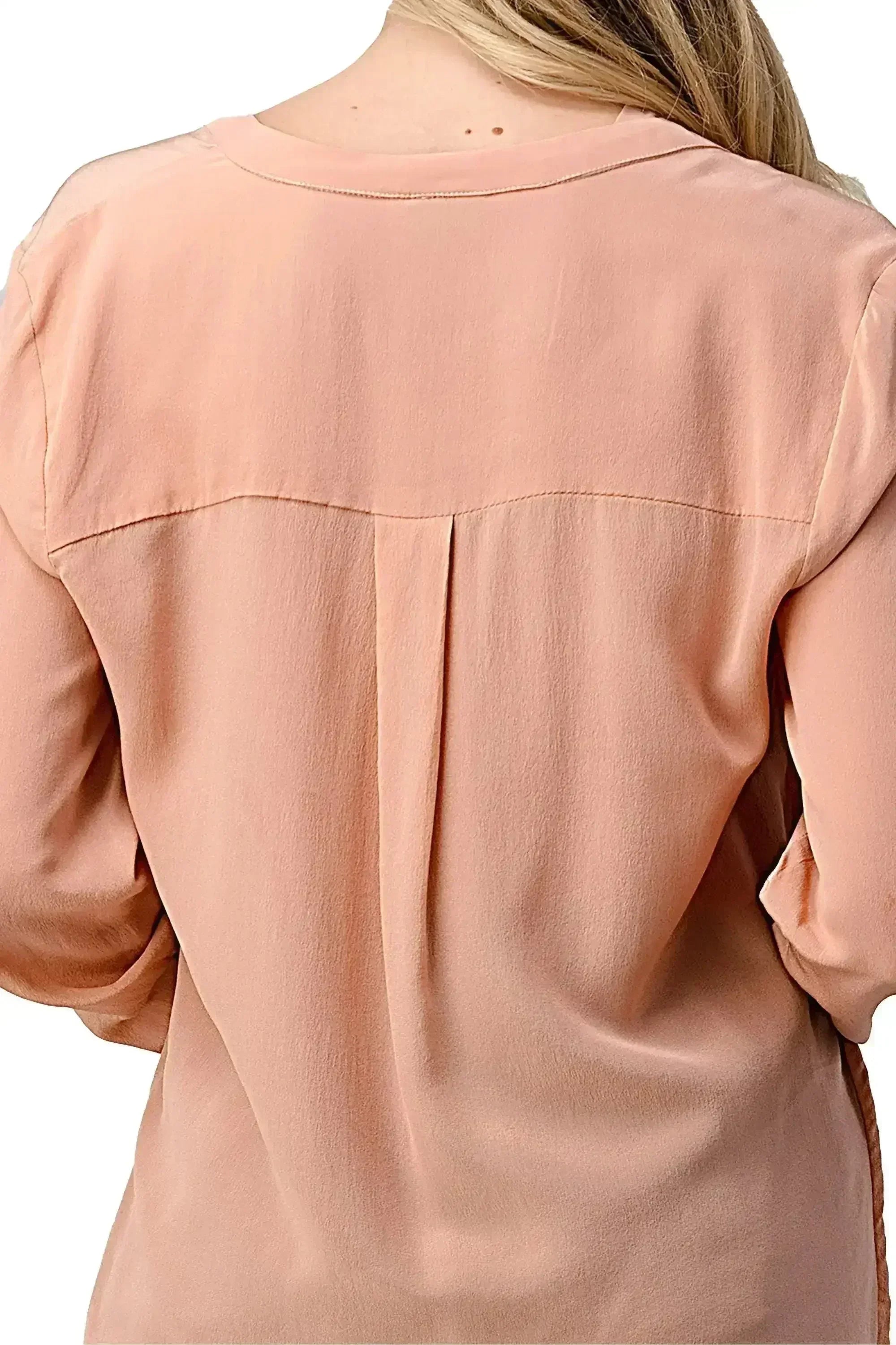 Ruffle Detail Button-Up Blouse - Femstylo