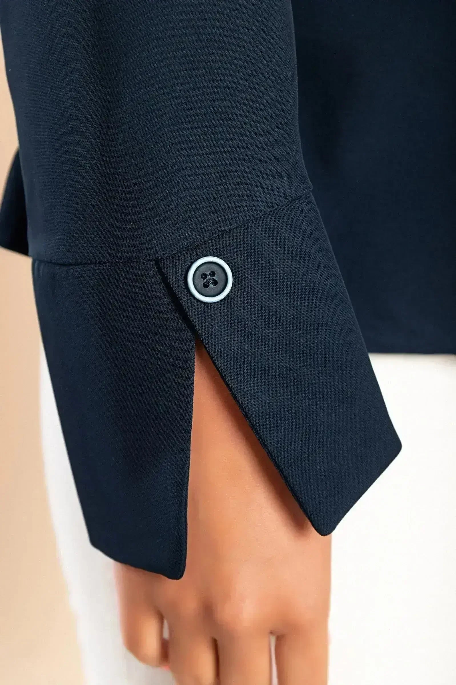 Blazer s klasičnim ovratnikom, modra - Femstylo