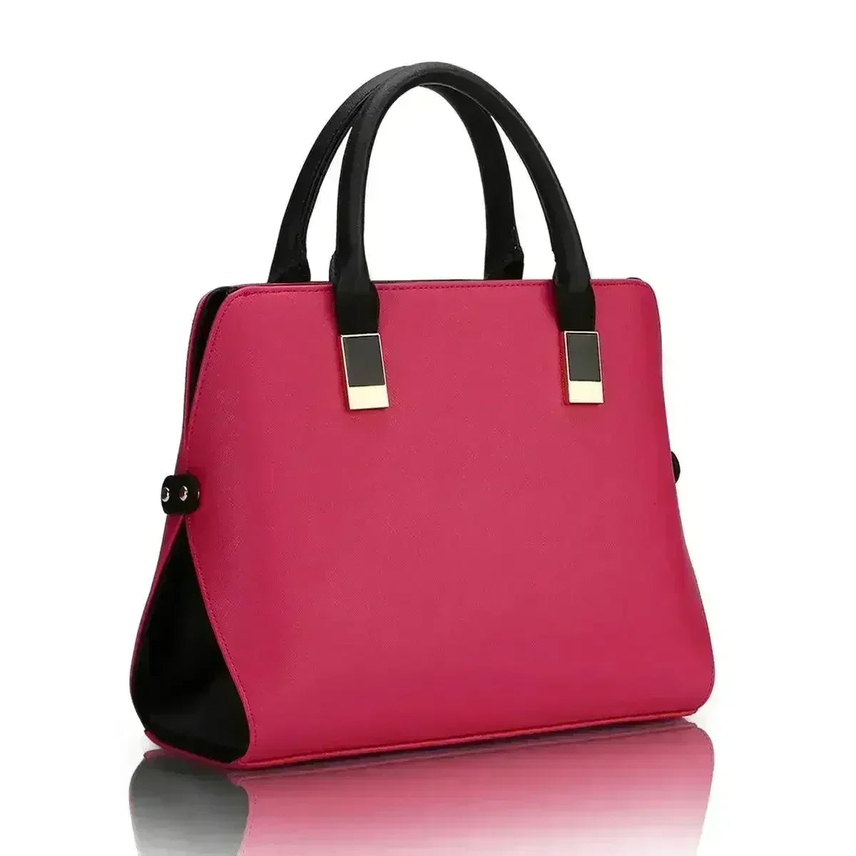 High Quality PU Leather Solid Color Handbag For Ladies - Femstylo