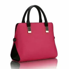 High Quality PU Leather Solid Color Handbag For Ladies - Femstylo