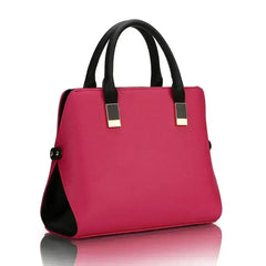High Quality PU Leather Solid Color Handbag For Ladies - Femstylo