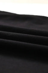 Black Strappy Hollow-out Neck Tank Top - Femstylo