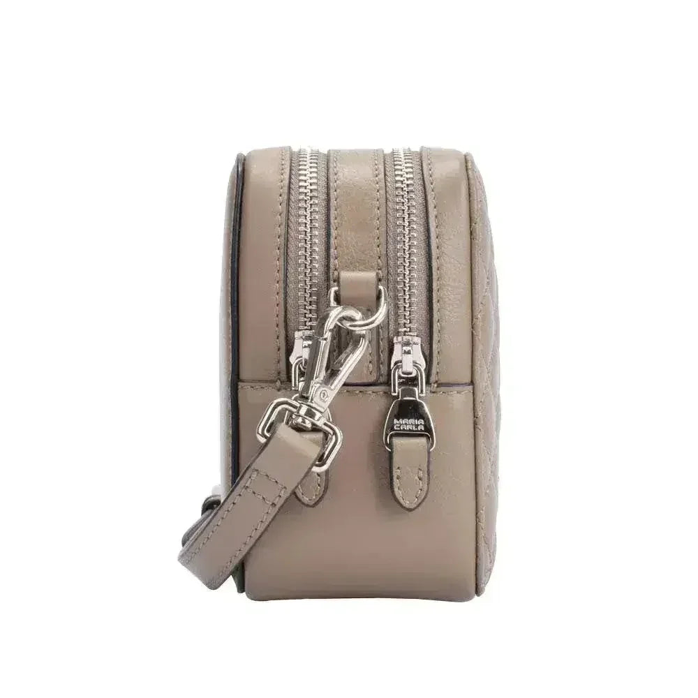 Maria Carla Woman's Fashion Luxury Leather Handbag-Small Purse, Smooth - Femstylo