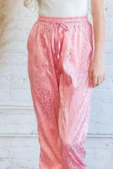 And The Why Satin Leopard Print Joggers - Femstylo