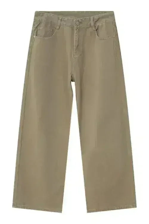 Pocketed Wide Leg Men's Jeans - Femstylo