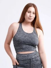 Racerback Training Crop Tank – Lightweight & Breathable for Workouts - Femstylo