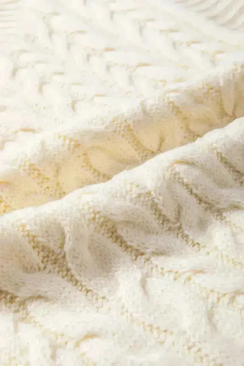 Cable Knit Sweater Vest – High Neck & Textured Oatmeal - Femstylo