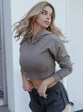 Noelle Cropped Hoodie - Femstylo