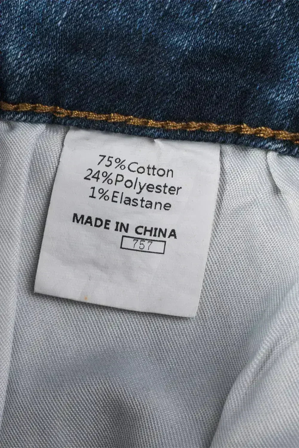 American Flag Patched Distressed Jeans - Femstylo