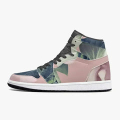 Jacki Easlick Floral Garden High-Top Leather Sneakers - Femstylo