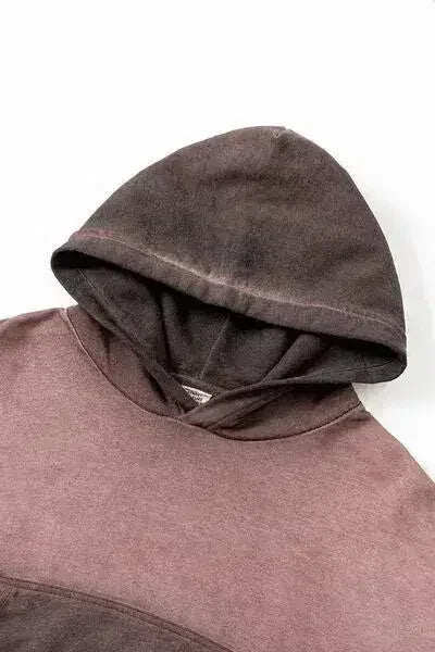 Basic Bae Kangaroo Pocket Long Sleeve Cropped Hoodie - Femstylo