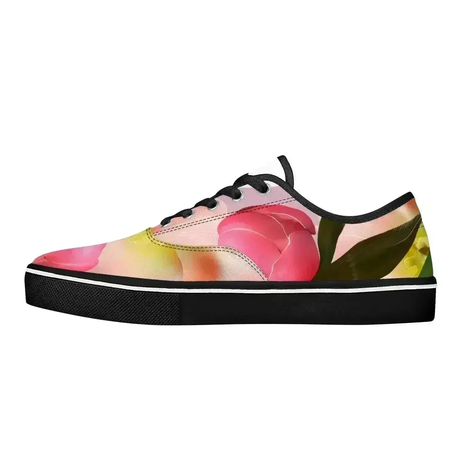 Jacki Easlick Floral Garden Print Canvas Sneakers - Femstylo