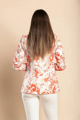 Rose Pink Long Blazer with 3/4 Sleeves | Italian Made - Femstylo