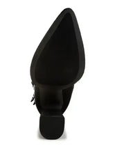 Punk Harness Boots - Studded High Heel Boots | Femstylo - Femstylo