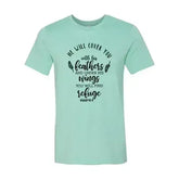 DT0120 He Will Cover You With His Wings Shirt - Femstylo