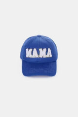 MAMA Chenille Patch Baseball Cap - Washed Cotton City Hat | Femstylo - Femstylo