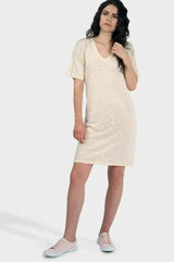 MIKA ORGANIC T-SHIRT DRESS - Femstylo