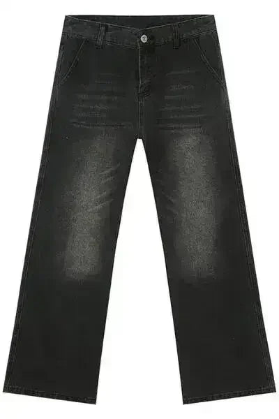 Mid Rise Jeans with Pockets - Femstylo