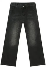 Mid Rise Jeans with Pockets - Femstylo