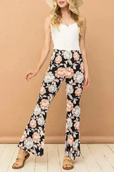 And The Why Wrinkle-Free Stretch Bell Bottom Flare Pants - Femstylo
