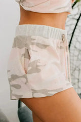 I'm A Survivor Camo Waffle Two Piece Set - Femstylo