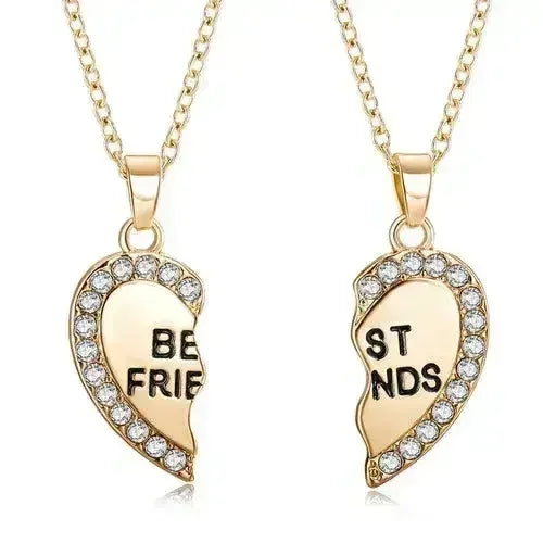 BondedHearts™ – Custom Couple Necklaces (Split Heart Set) - Femstylo