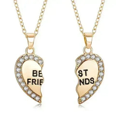 BondedHearts™ – Custom Couple Necklaces (Split Heart Set) - Femstylo