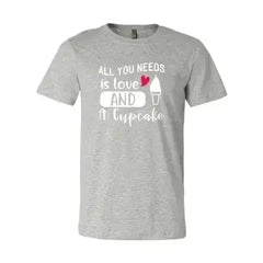All You Need Is Love And Cupcake T-Shirt – Soft Cotton Tee - Femstylo