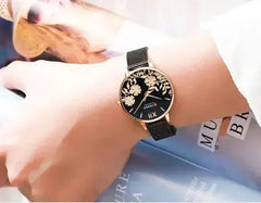 FUCHSIA Curren Watch - 32mm Romantic Timepiece with Japan Movement - Femstylo