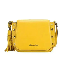 Maria Carla Woman's Fashion Luxury Leather Handbag-Small Purse, Smooth - Femstylo