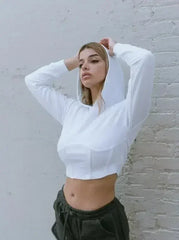 Noelle Cropped Hoodie - Femstylo