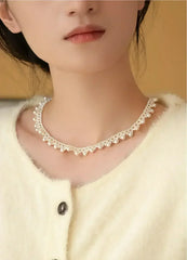LuxeJewels™ – South Sea Pearl Necklace with 18K Gold Accent - Femstylo