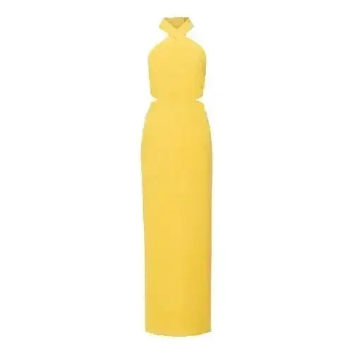 Women's Holiday Style Polyester Neck Dress - Femstylo