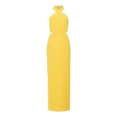 Women's Holiday Style Polyester Neck Dress - Femstylo