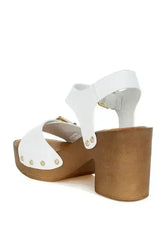 Ompasa Genuine Leather Clog Sandals - Femstylo
