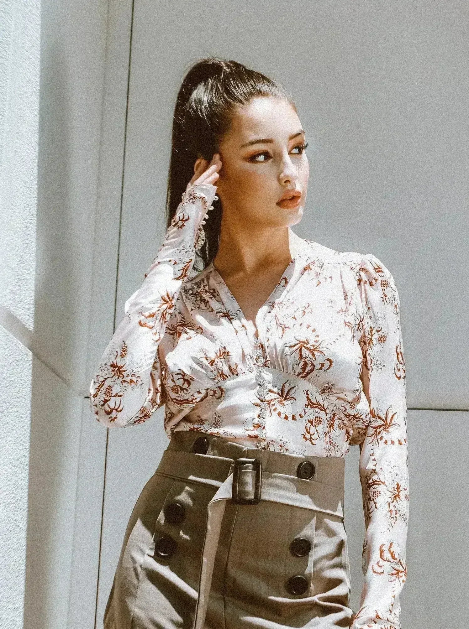 The Manet Jeweled Blouse - Femstylo