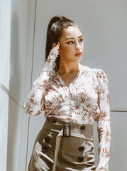 The Manet Jeweled Blouse - Femstylo