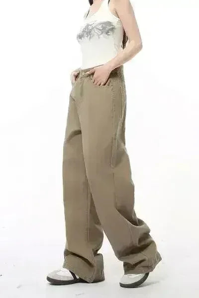 Pocketed Wide Leg Men's Jeans - Femstylo