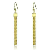 Gold Brass Crystal Earrings – Elegant & Lightweight – Femstylo - Femstylo