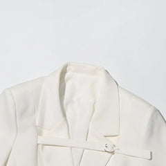 Fashion Slim Fit Patchwork Suit Jacket For Women | Femstylo