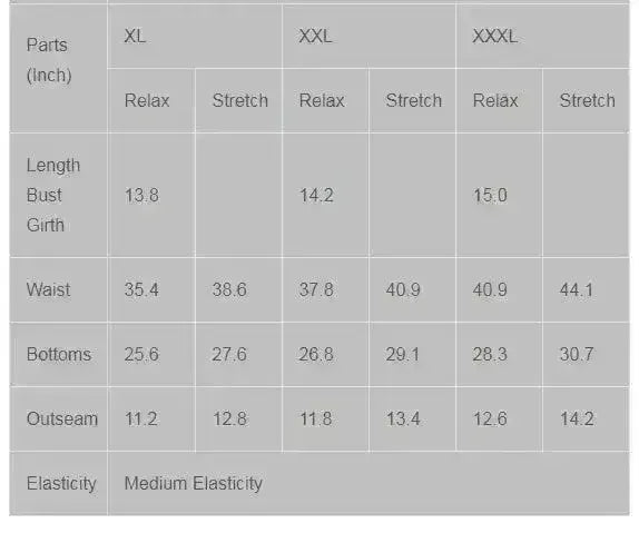 Coral Waistband Faux Denim Sports Shorts Swim Bottoms - Femstylo