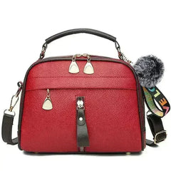 PU Leather Fashion Sweet Ladies' Messenger Bag - Femstylo