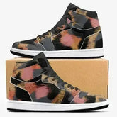 Jacki Easlick Leopard Print High-Top Leather Sneakers - Femstylo