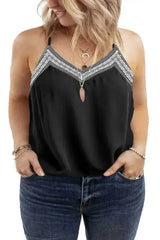 Black Plus Size Bermuda Sun Tank - Femstylo