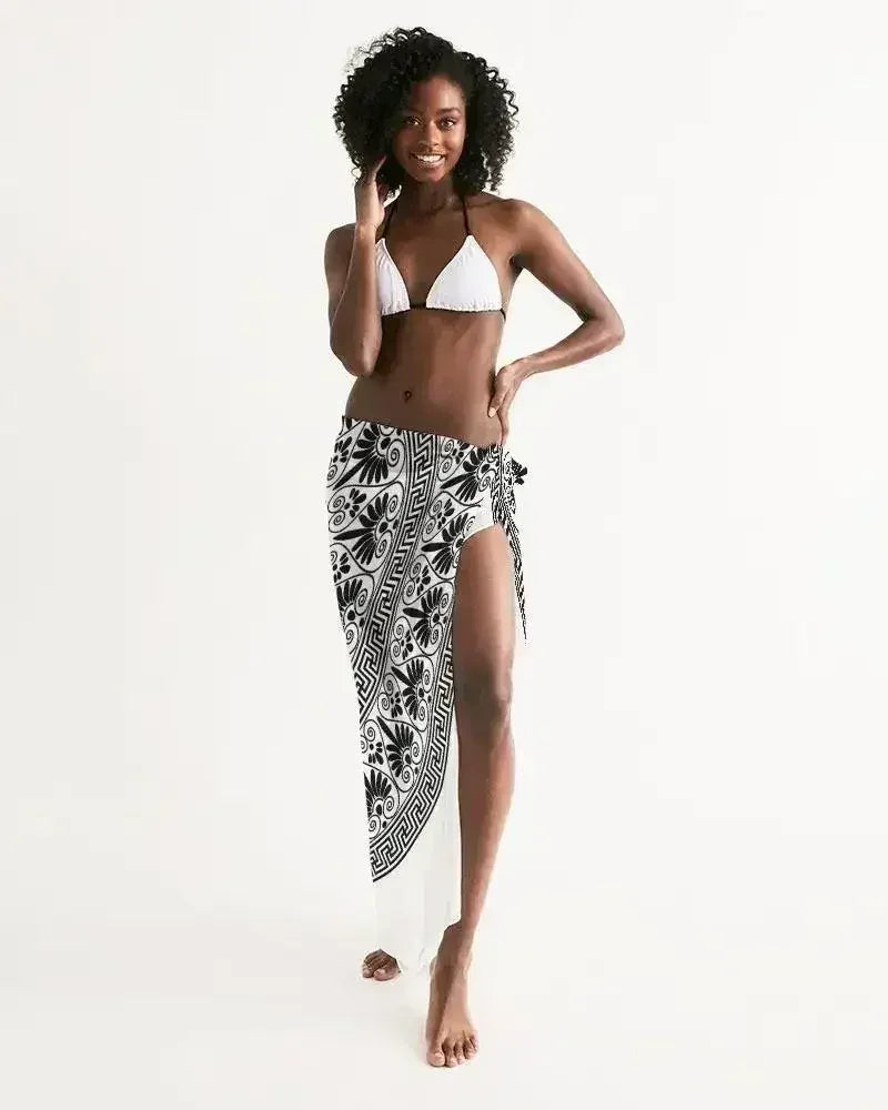 Sheer Bohemian Black Swimsuit Cover Up - Femstylo