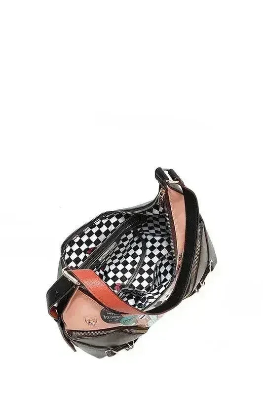 Nicole Lee Eco-Leather Shoulder Bag - 2 Pockets | Femstylo - Femstylo